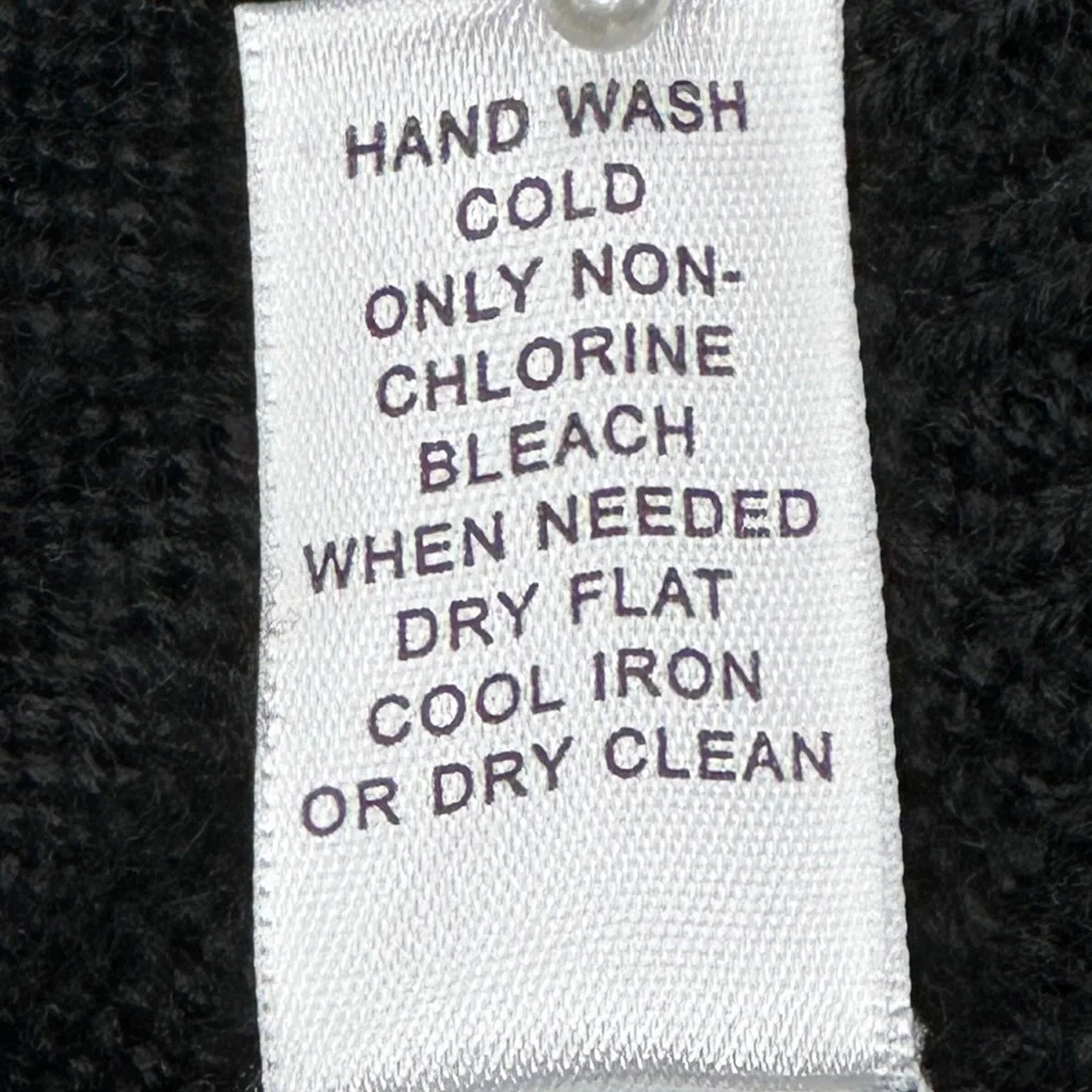 Banana Republic Men’s Black Full Zip Sweater Wool‎ Blend Sz L